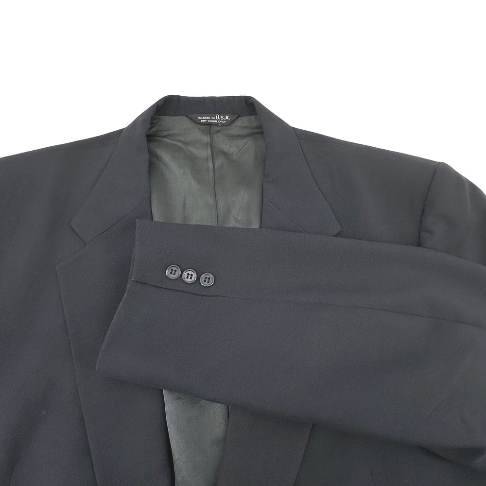 Botany 500 Sport Coat Blazer Mens 48R Navy Blue 50R Academia Business